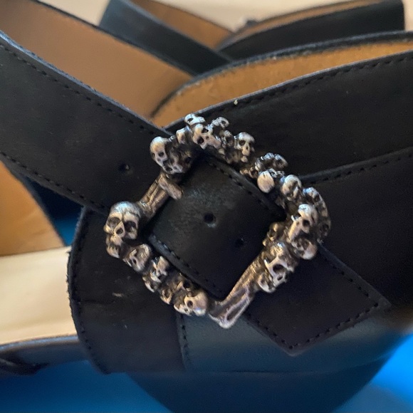 Brand new John Fluevog Truths Alison - Sexy Skull-Buckled Mary Jane - Picture 7 of 9